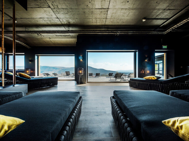Der Wellness-Bereich im natura Hotel Logo natura Hotel Bodenmais